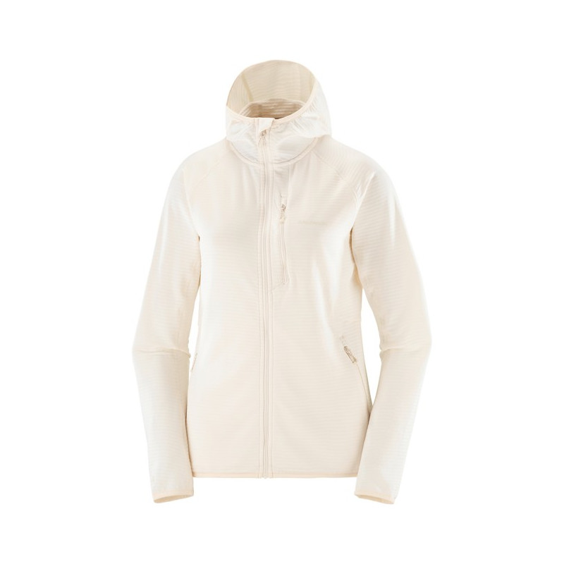 Fleece Salomon SNTIAL LIGHTWARM HD W Whisper White/