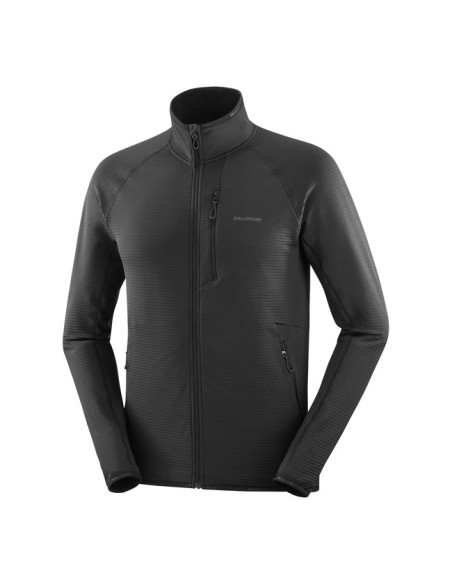 Pile Salomon SNTIAL LIGHTWARM FZ M DEEP BLACK