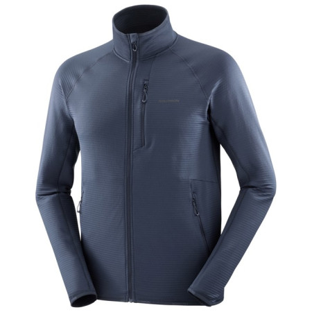 Fleece Salomon SNTIAL LIGHTWARM FZ M Blue Nights