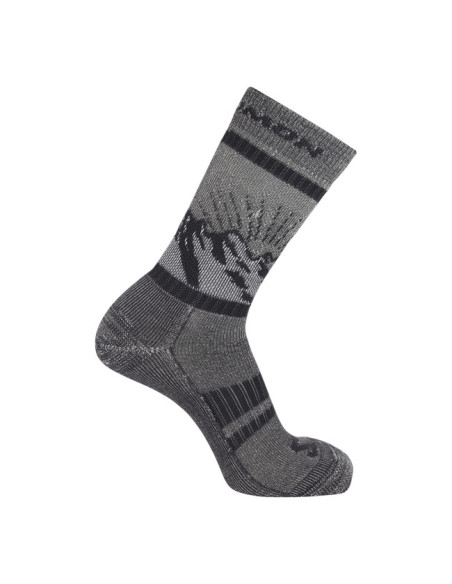 Sukat Salomon RETRO WOOL CREW BLACK/Asphalt/