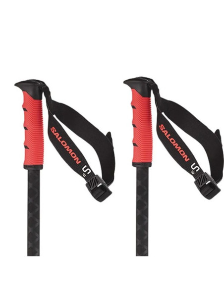 Bastoncini Salomon STEEP PRO S3 Black Nasturtium