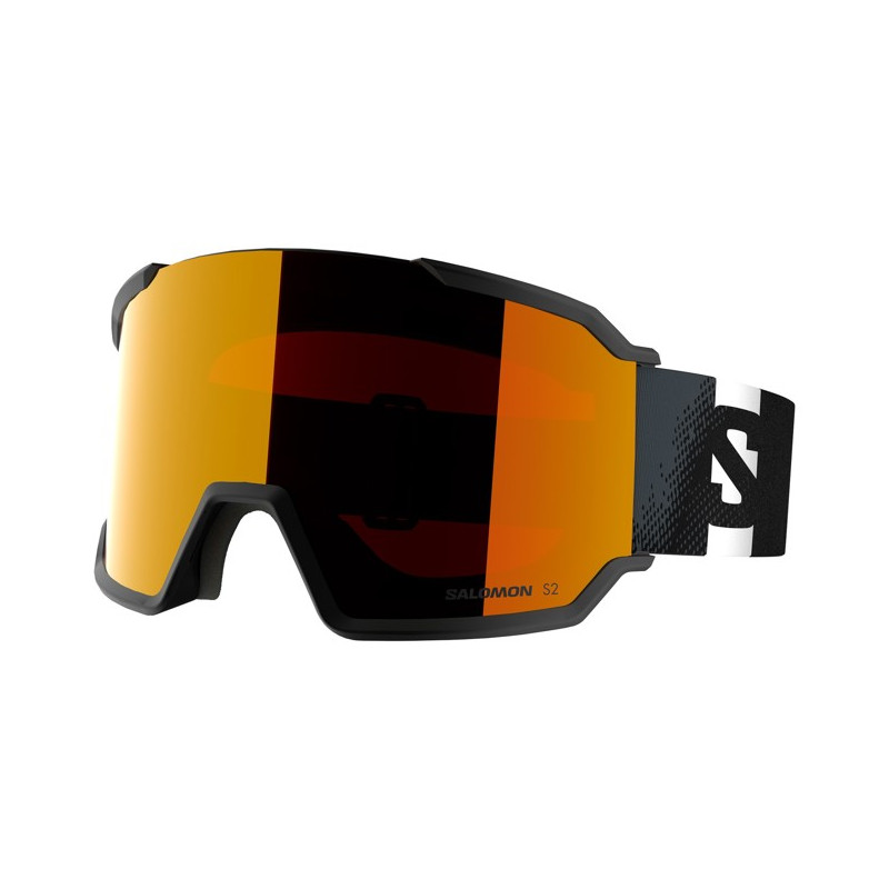 Bril Salomon S/VIEW 3 BLACK/Mid Red