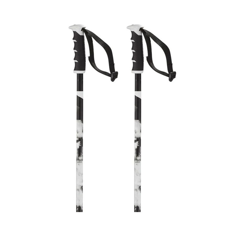 Bastões Salomon STEEP White Black