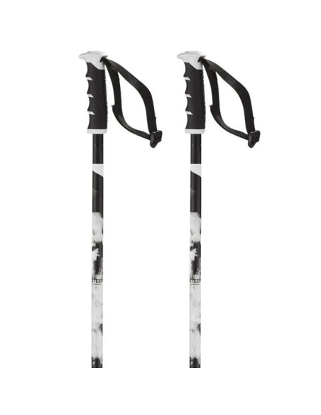 Hůlky Salomon STEEP White Black