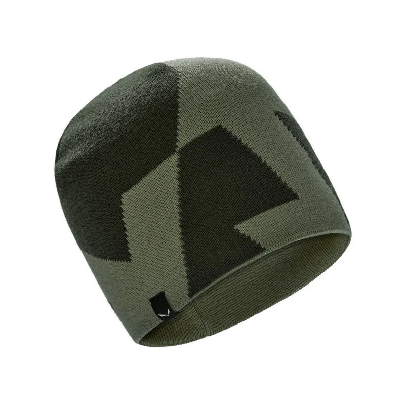 Čiapka Salewa PURE REVERSIBLE AM BEANIE Dark Olive/5A5