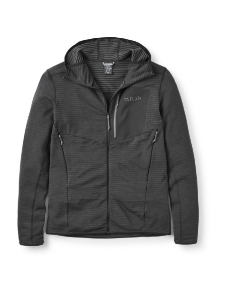 Forro polar Rab ASCENDOR LIGHT HOODY Black