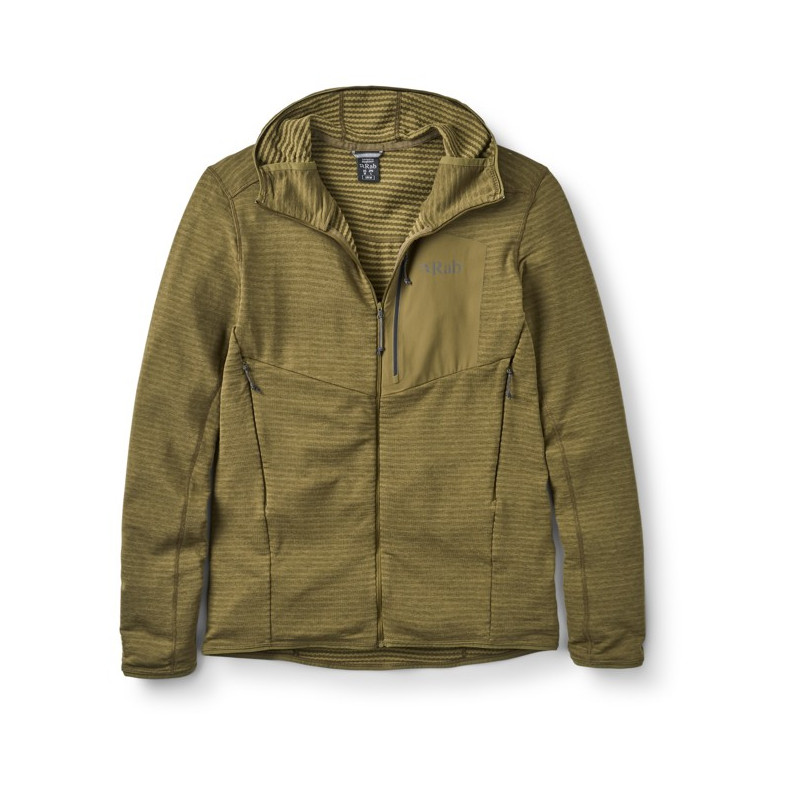 Fleece Rab ASCENDOR LIGHT HOODY Oak