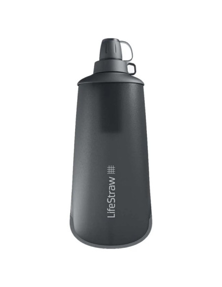 Gertuvė Lifestraw COLLAPSIBLE 1L DARK GRAY