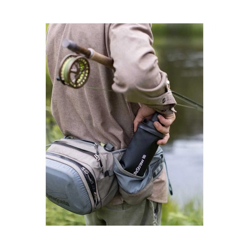 Ivópalack Lifestraw COLLAPSIBLE 1L DARK GRAY