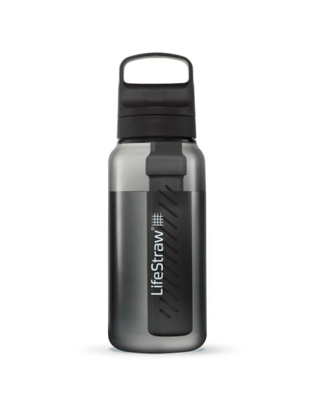 Gertuvė Lifestraw GO 2.0 WATER FILTER BOTTLE 1L NOIR