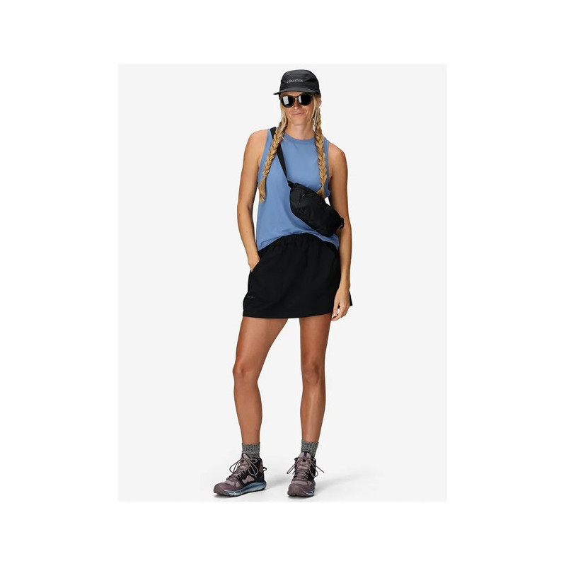 Kjol Marmot AIREXCHANGE SOLARSHIELD SKORT Black