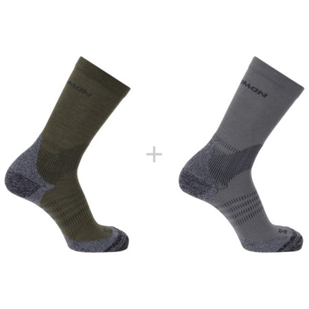 Socken Salomon Socks X ULTRA ACCESS CREW 2-PAC EXCALIBU