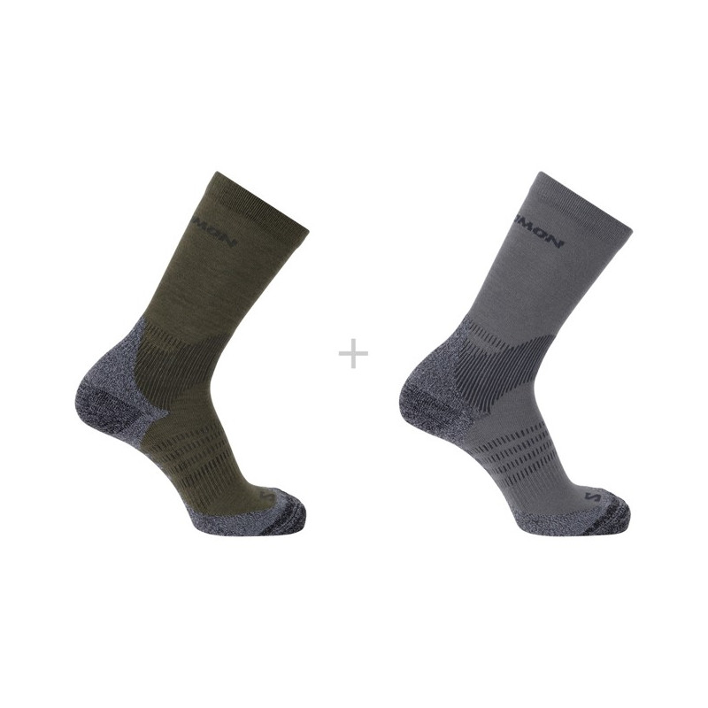 Socks Salomon X ULTRA ACCESS CREW 2-PAC EXCALIBU