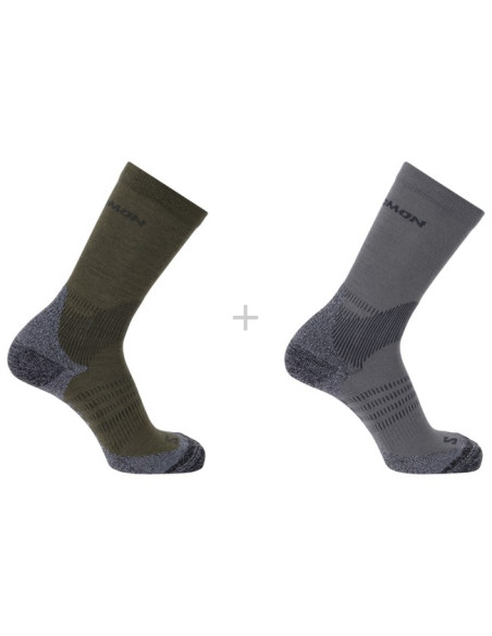 Kojinės Salomon Socks X ULTRA ACCESS CREW 2-PAC EXCALIBU