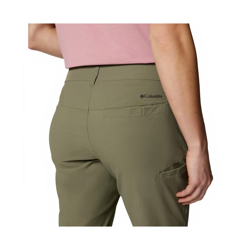 Broek Columbia FALLS CAPRI II Stone Green