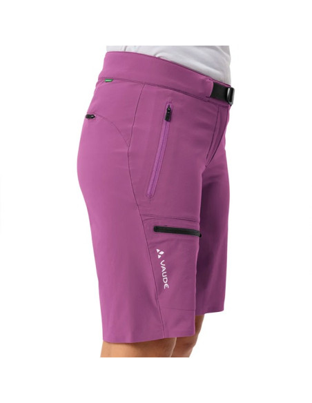 Nohavice Vaude BADILE SHORTS Magenta