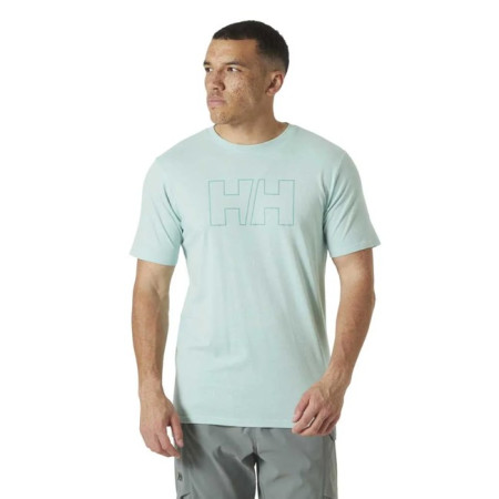 T-paita Helly Hansen TECH LOGO T-SHIRT Lagoon