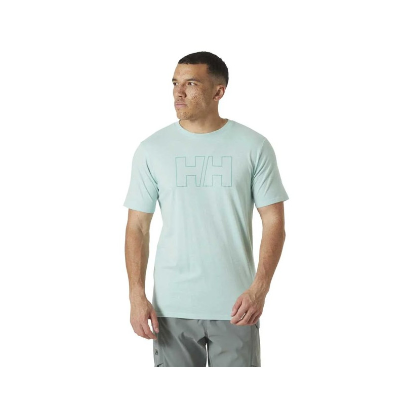 T-Shirt Helly Hansen TECH LOGO Lagoon