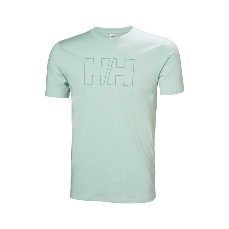 Póló Helly Hansen TECH LOGO T-SHIRT Lagoon