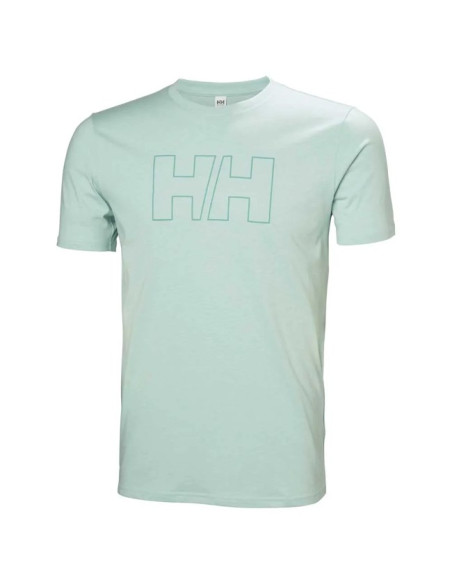 Marškinėliai Helly Hansen TECH LOGO T-SHIRT Lagoon