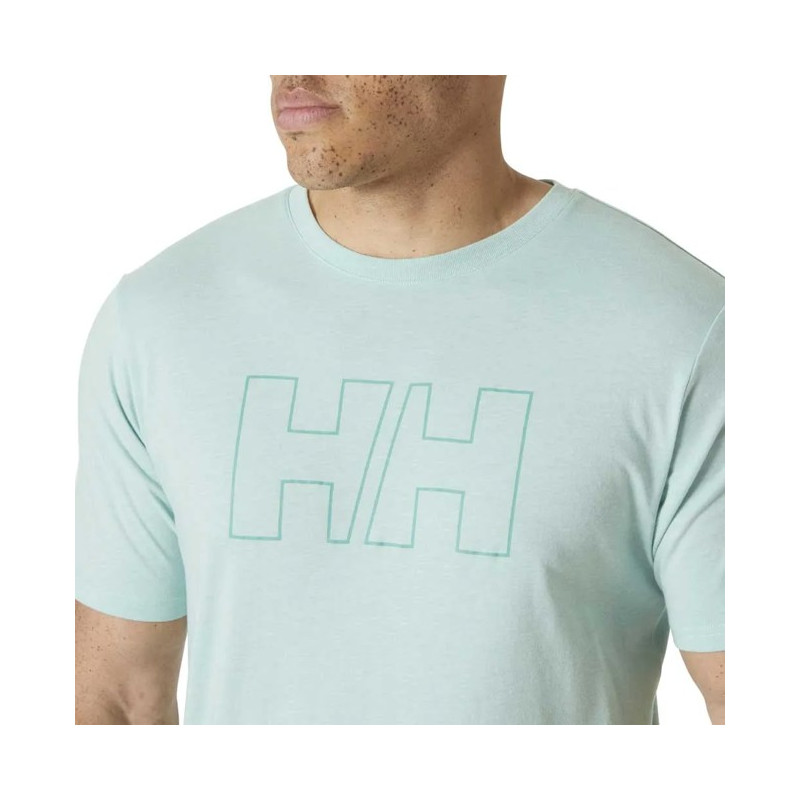 Camiseta Helly Hansen TECH LOGO T-SHIRT Lagoon