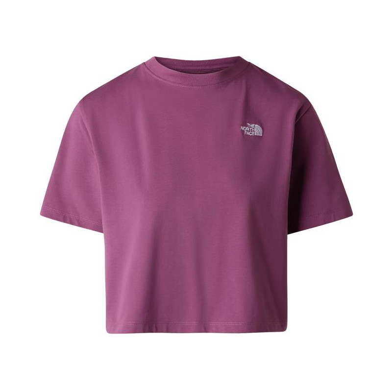 The North Face W EVOL SIMPLE DOME CROP RLX SS TEE Chrom