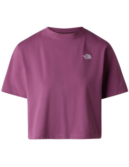 The North Face W EVOL SIMPLE DOME CROP RLX SS TEE Chrom