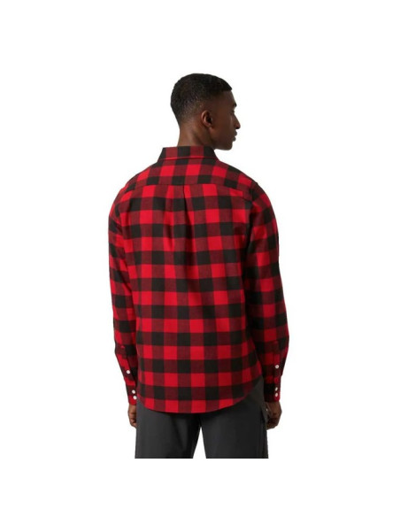 Srajca Helly Hansen LOKKA ORGANIC FLANNEL LS SHIRT Red Buffa
