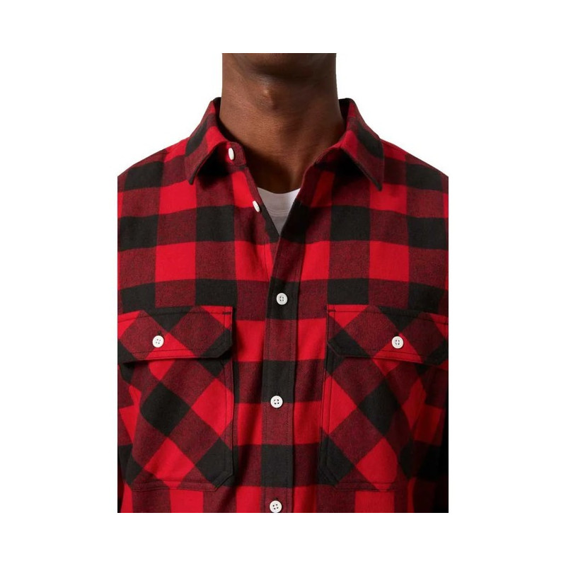 Srajca Helly Hansen LOKKA ORGANIC FLANNEL LS SHIRT Red Buffa
