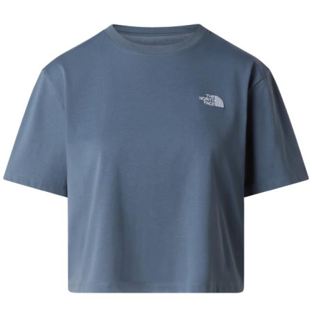 The North Face W EVOL SIMPLE DOME CROP RLX SS TEE Grani