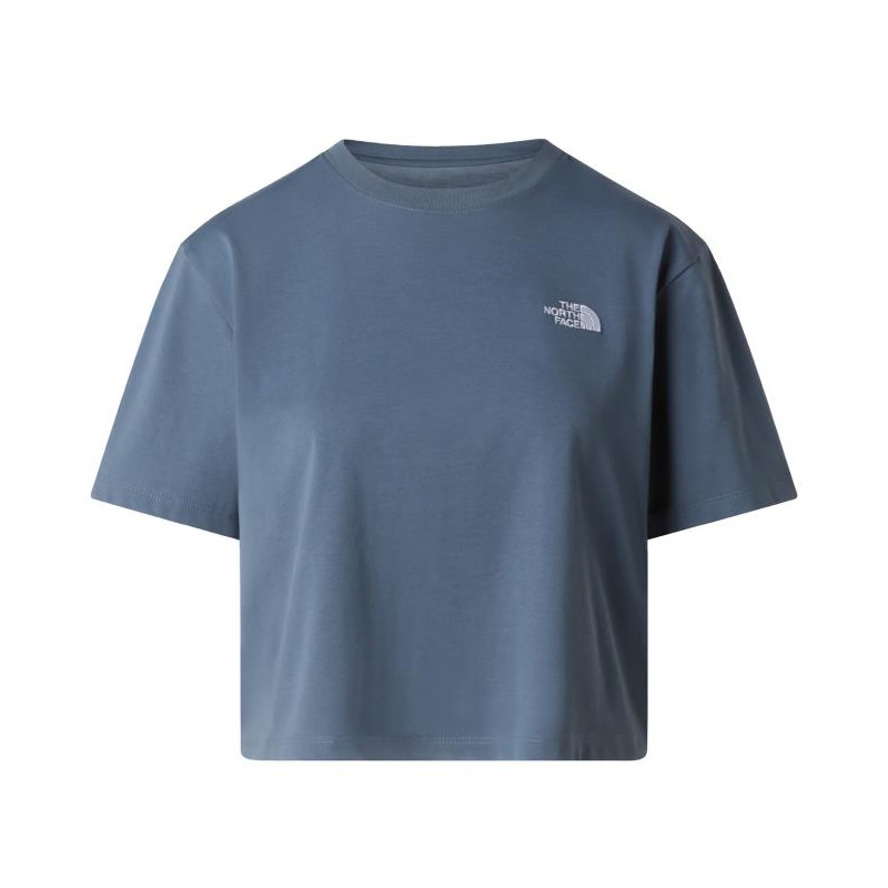 The North Face W EVOL SIMPLE DOME CROP RLX SS TEE Grani