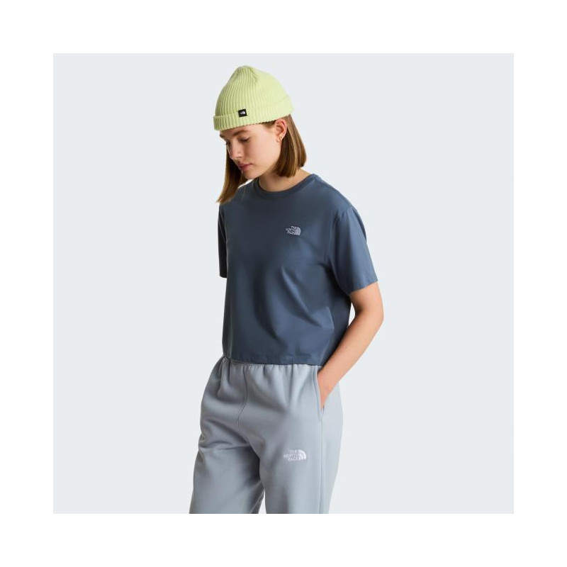 The North Face W EVOL SIMPLE DOME CROP RLX SS TEE Grani