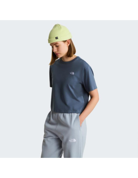 The North Face W EVOL SIMPLE DOME CROP RLX SS TEE Grani