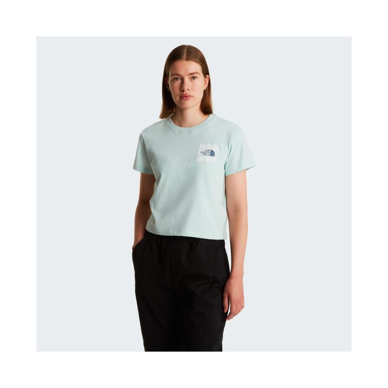 The North Face W SUN REGULAR SS CUTIE TEE-GRA Opal Fros