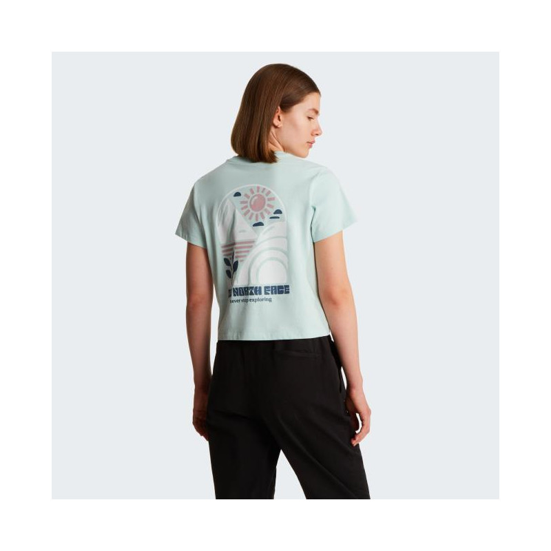 The North Face W SUN REGULAR SS CUTIE TEE-GRA Opal Fros