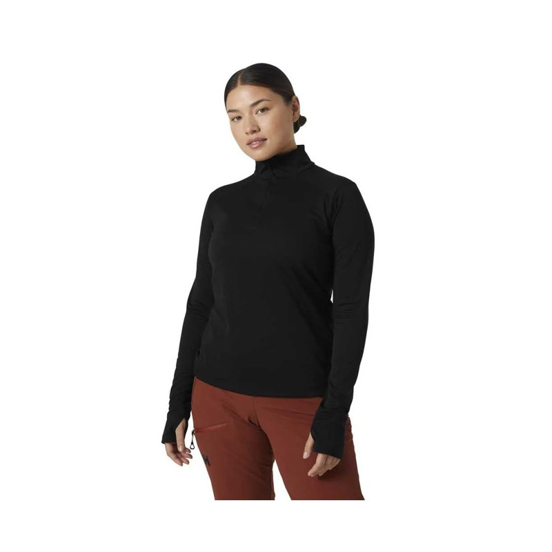 Megztinis Helly Hansen W LIFA TECH LITE 1/2 ZIP Black