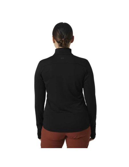Sweatshirt Helly Hansen W LIFA TECH LITE 1/2 ZIP Black