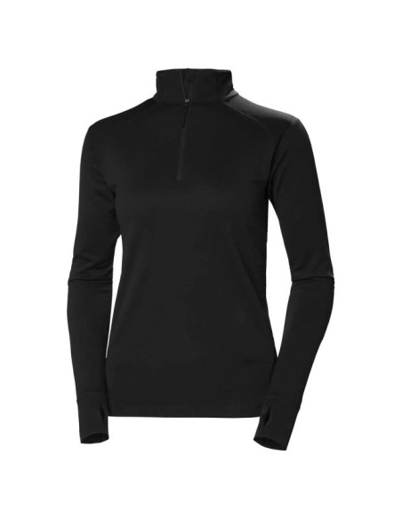 College Helly Hansen W LIFA TECH LITE 1/2 ZIP Black