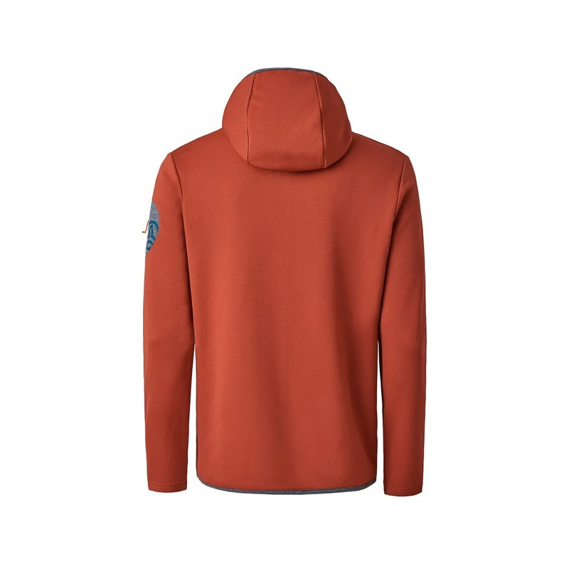 Sudadera Ternua SPOT HOOD 1/2 ZIP M Deep Ginger