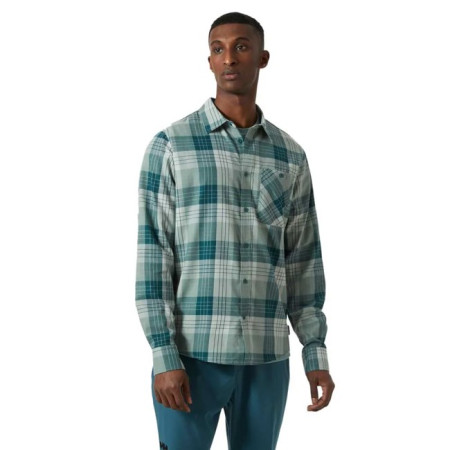 Košeľa Helly Hansen AKER FLANNEL LS SHIRT Dark Creek Cascade