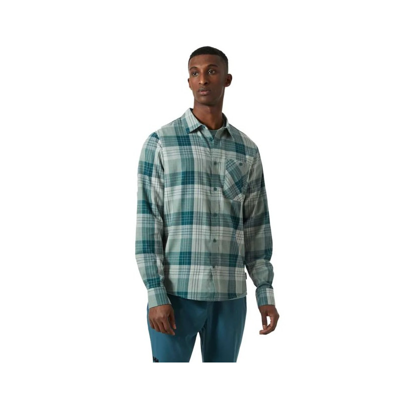 Klänning Skjorta Helly Hansen AKER FLANNEL LS SHIRT Dark Creek Cascade