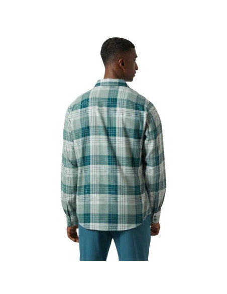 Klänning Skjorta Helly Hansen AKER FLANNEL LS SHIRT Dark Creek Cascade
