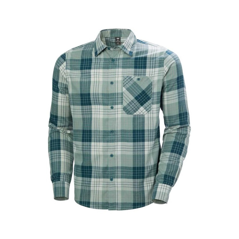 Overhemd Helly Hansen AKER FLANNEL LS SHIRT Dark Creek Cascade