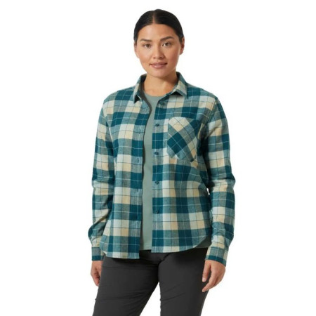 Srajca Helly Hansen LOKKA ORGANIC FLANNEL LS SHT Dark Cree