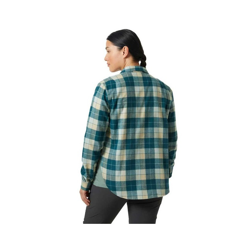 Srajca Helly Hansen LOKKA ORGANIC FLANNEL LS SHT Dark Cree