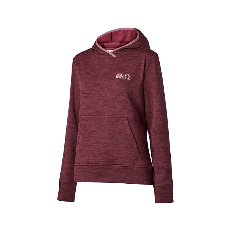 Pulóver Ternua TOSLOW HOODY W Ruby Wine