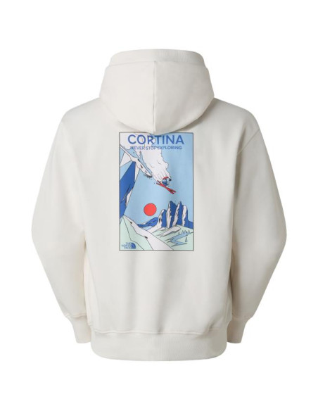 The North Face U MOUNTAIN CELEBRATION RELAX HO-GRAP Whi