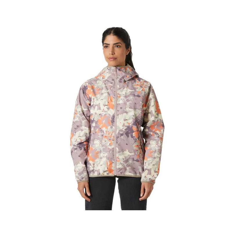 Veste Helly Hansen W GRAPHIC RAIN JACKET Purple Clay