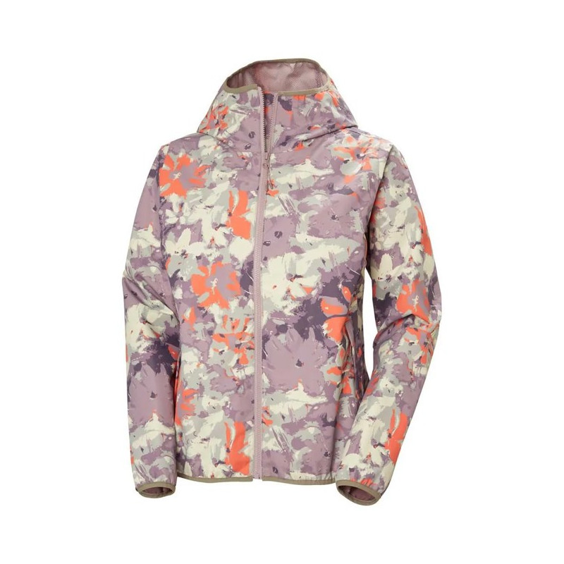 Jas Helly Hansen W GRAPHIC RAIN JACKET Purple Clay