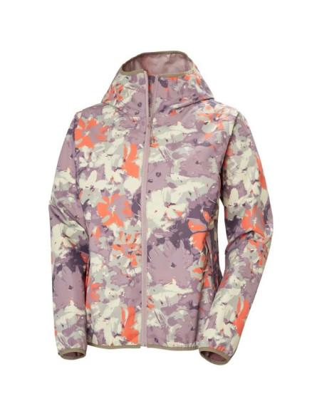 Veste Helly Hansen W GRAPHIC RAIN JACKET Purple Clay